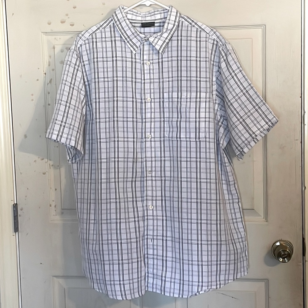Brand R&R Casual: short sleeve XL button down shirt